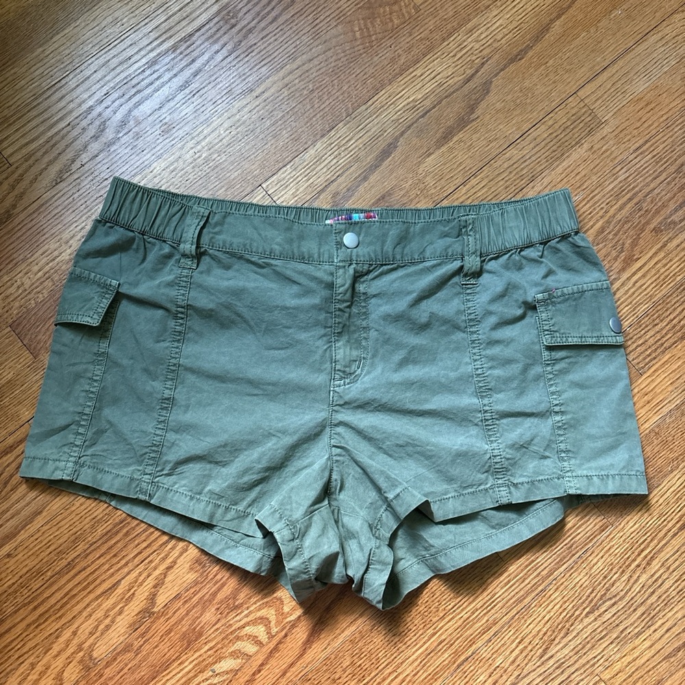 Urban Outfitters Green Cargo Shorts